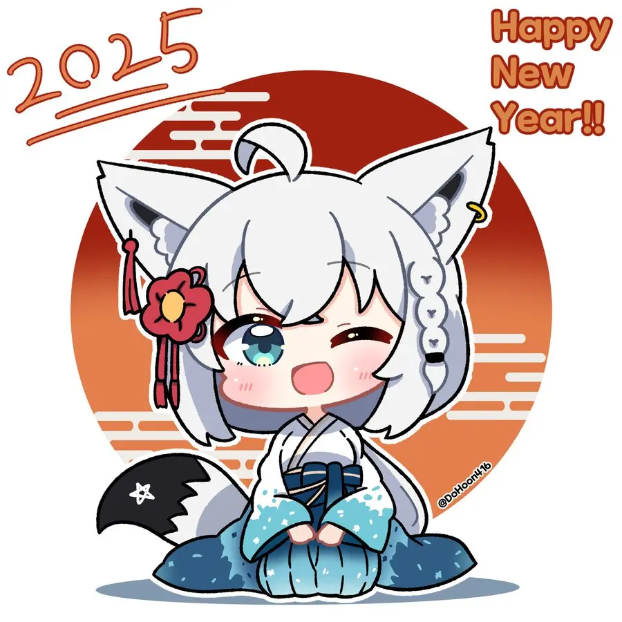 Fubuki new year art